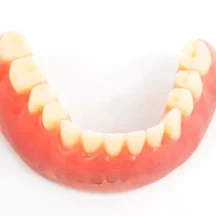 Alt ve üst çene için tasarlanmış tam hareketli diş protezi
